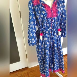 NWT J. Crew Embroidered Boho Maxi Dress